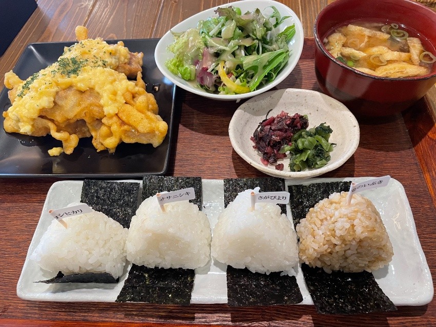 お米の食べ比べランチ