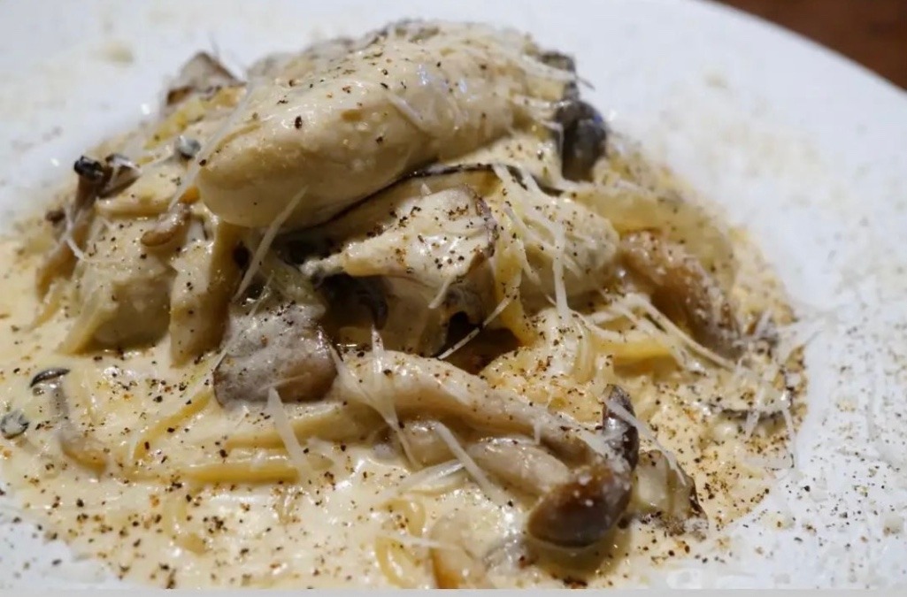 お待ちかねの牡蠣パスタ