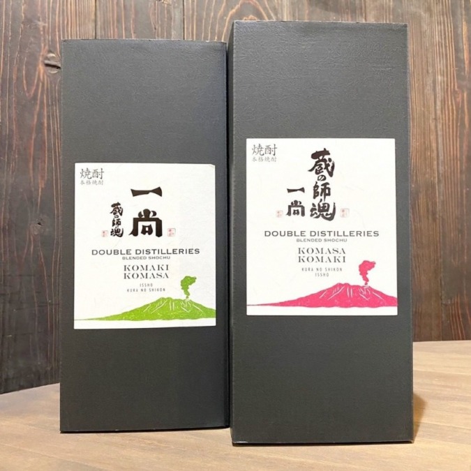IZUMIYAショップさんには“小正醸造と小牧醸造のコラボ焼酎”が入荷しました✨