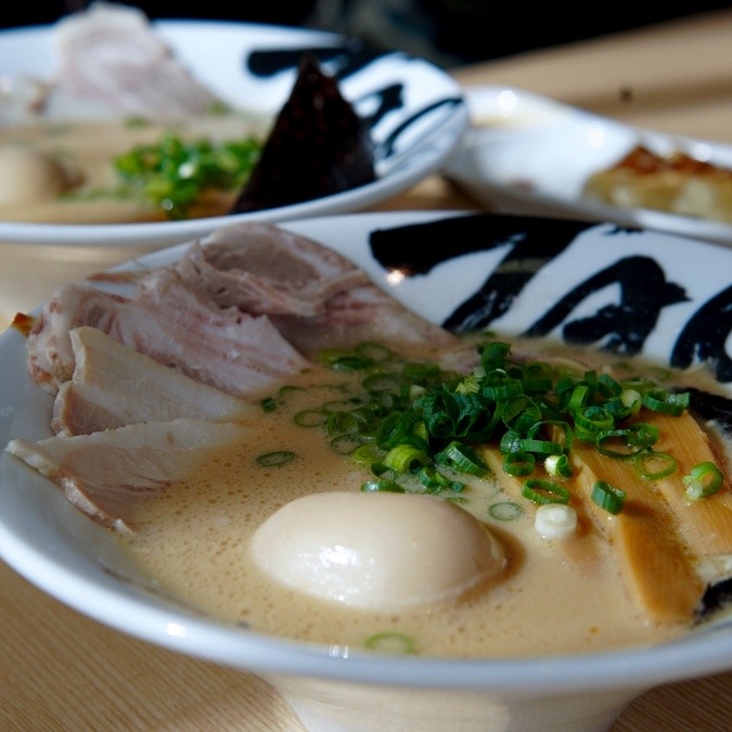 初潜入!麹豚骨ラーメン!