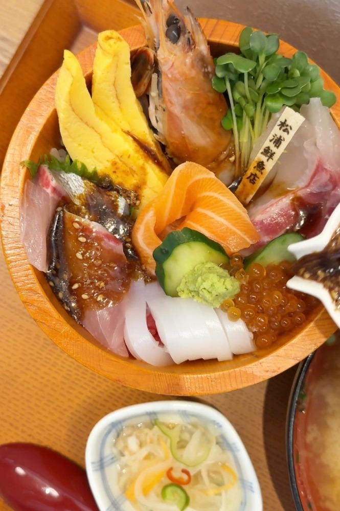 ［ちょっと前にNEW OPEN］久留米の老舗 松浦鮮魚店の海鮮丼を満喫！